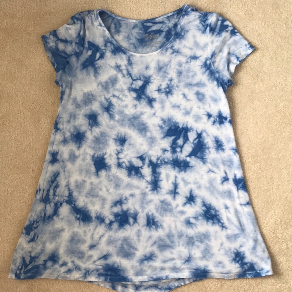 Justice tie dye top